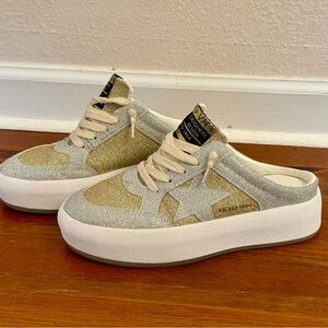 VINTAGE HAVANA Val 3 Women's Oxford Size 7.5 Slip On Glitter sneakers